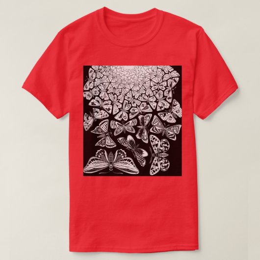 Butterflies Tessellation 1950 Maurits Cornelis Esc Tシャツ (デザイン正面)