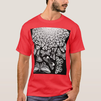 Butterflies Tessellation 1950 Maurits Cornelis Esc Tシャツ