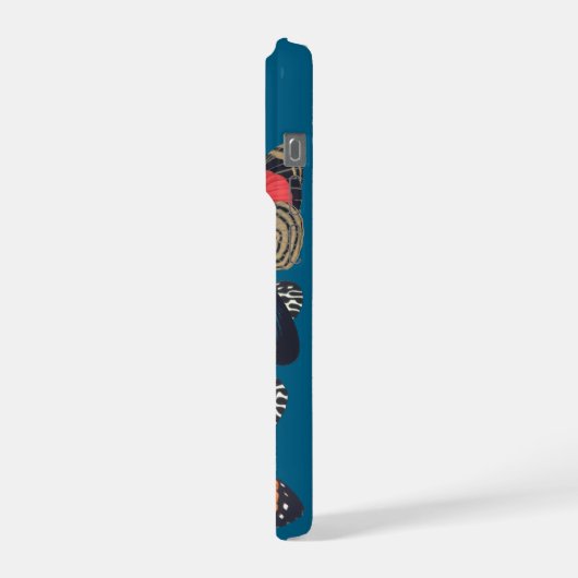 Butterflies Vintage iPhoneケース (左側面)