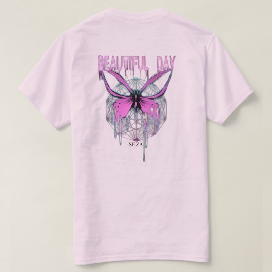 butterfluy tシャツ (デザイン裏面)
