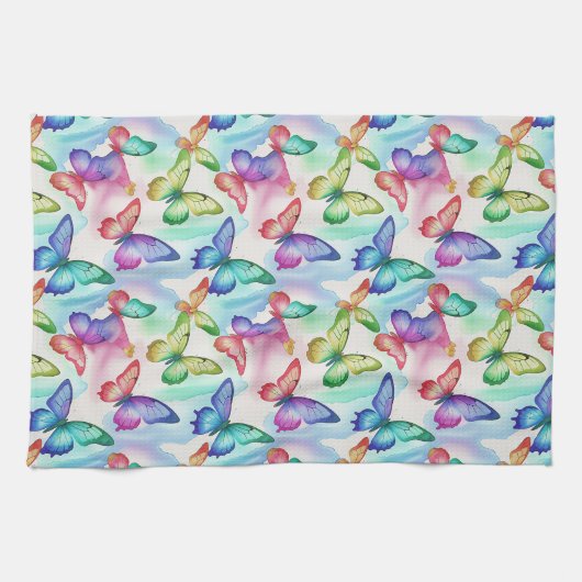 Butterfly キッチンタオル (横)