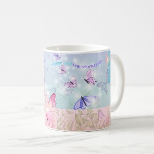  Butterfly  コーヒーマグカップ (正面右)