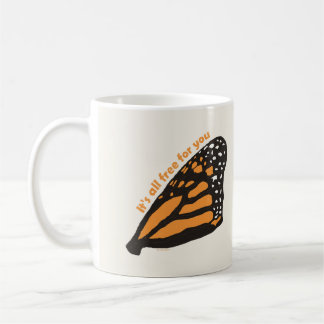 butterfly コーヒーマグカップ