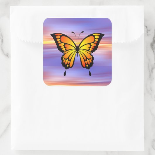 Butterfly  スクエアシール (バッグ)