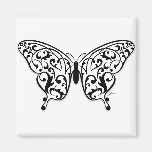 Butterfly_デザイン マグネット (正面)