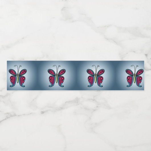 Butterfly  ペットボトルラベル (シングルラベル)