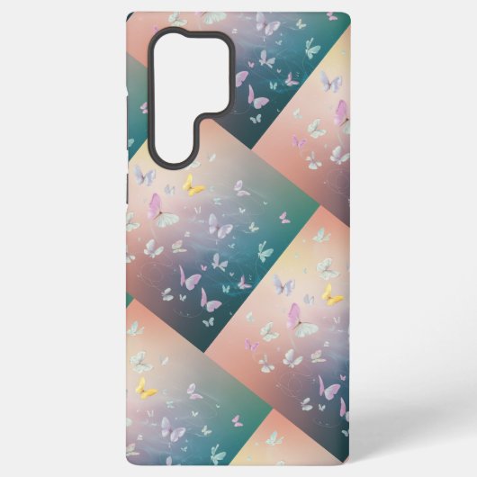 Butterfly 1 phone case samsung galaxyケース (裏面)