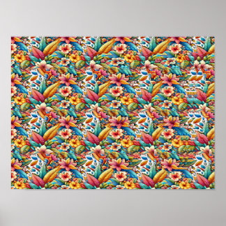 BUTTERFLY 1 STEREOGRAM 16" x 12", No Frame ポスター