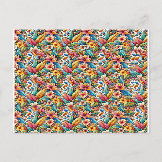 Butterfly 1 Stereogram Magic Eye - No Envelope ポストカード (正面)