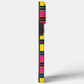  Butterfly abstract retro stripes hipster minimal Case-Mate iPhoneケース (裏面 / 右)