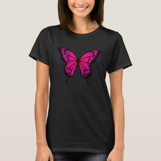 Butterfly Aesthetic Soft Grunge Tシャツ (正面)
