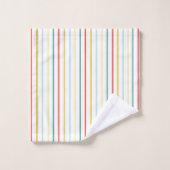 Butterfly And Floral Pattern  バスタオルセット (ウォッシュタオル)