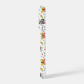 Butterfly And Floral Pattern  iPhoneケース (左側面)