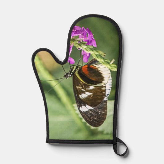 Butterfly and flower 鍋つかみ (正面)