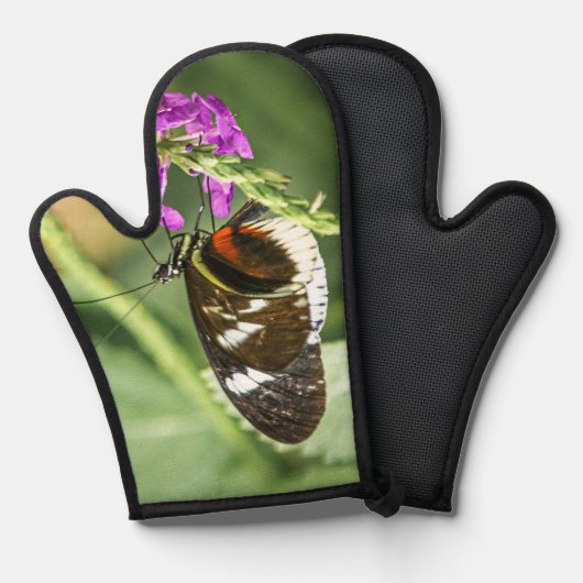 Butterfly and flower 鍋つかみ (正面/裏面)