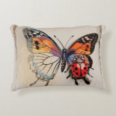 Butterfly and Ladybug アクセントクッション (正面)
