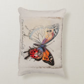 Butterfly and Ladybug アクセントクッション (裏面(縦))