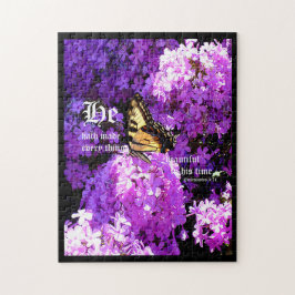 Butterfly and Phlox, Ecclesiastes 3:11 ジグソーパズル