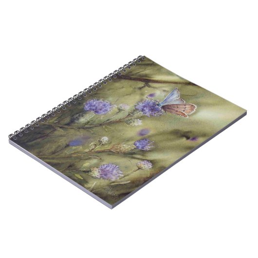 Butterfly and Thistles ノートブック (左側)