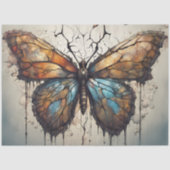 Butterfly Art Decoupage Paper | Abstract Butterfly 薄葉紙 (正面)