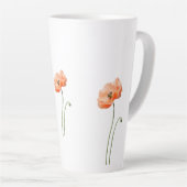 butterfly art, fragile freedom, emotional artwork, カフェラテマグ (右アングル)