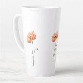 butterfly art, fragile freedom, emotional artwork, カフェラテマグ (左アングル)