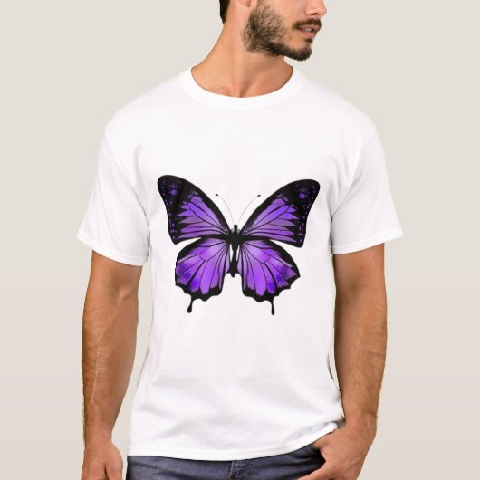 Butterfly Art T Shirt Tシャツ (正面)