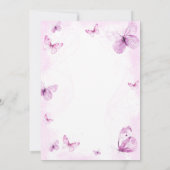 Butterfly Baby Shower サンキューカード (裏面)