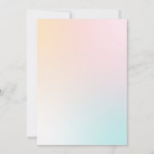 Butterfly Baby Shower Invitation 招待状 (裏面)