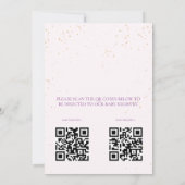 Butterfly Baby Shower Invitation 招待状 (裏面)