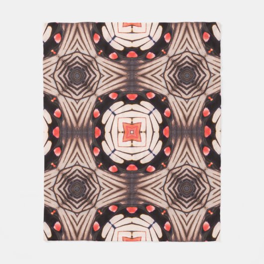 Butterfly, Beautiful seamless pattern made from bu フリースブランケット (正面)