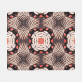 Butterfly, Beautiful seamless pattern made from bu フリースブランケット (正面(横))