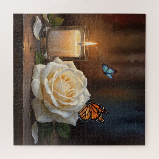 Butterfly Blessing in Bloom ジグソーパズル (横)