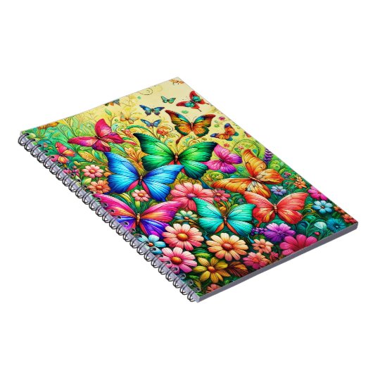 Butterfly & Bloom ノートブック (右側)