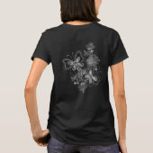 Butterfly Bloom Tee 🌸 | フローラルナチュラルグラフィック Tシャツ (裏面)