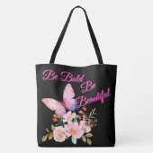 Butterfly & Blooms Nature トートバッグ (裏面)
