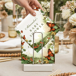 Butterfly Blossoms Baby Shower スタンダードカクテルナプキン