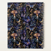 Butterfly Botanical Celestial Mystical Pattern プランナー手帳 (裏面)