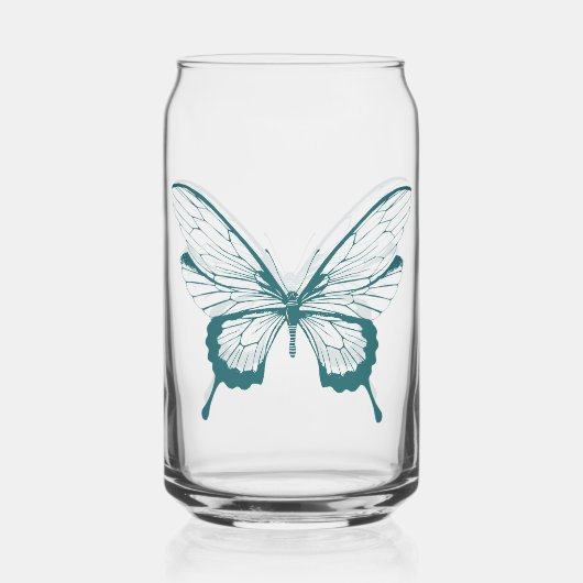 Butterfly Can Glass ガラス缶 (正面)