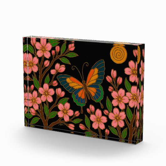 Butterfly Cherry Blossom Moon フォトブロック (右)