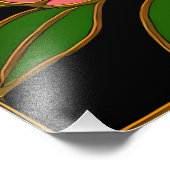 Butterfly Cherry Blossom Moon フォトプリント (角)