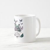Butterfly Coffee Mug | フェアリーコア フローラル イメージ コーヒーマグカップ (正面右)