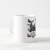 Butterfly Coffee Mug | フェアリーコア フローラル イメージ コーヒーマグカップ (正面左)