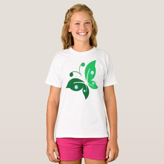 butterfly color tシャツ (正面フル)