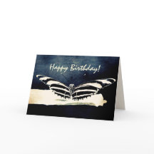 Butterfly Custom Happy Birthday