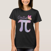 Butterfly Cutie Pie National Pi Day Pi Symbol Math Tシャツ (正面)