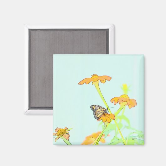 Butterfly Decorative Magnet マグネット (正面/裏面)