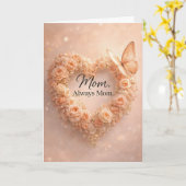 Butterfly Design | Mother’s Day Gift Card カード (黄色い花)