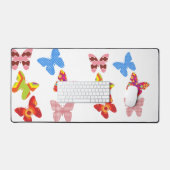 Butterfly Desk Mat デスクマット (キーボード&マウス)