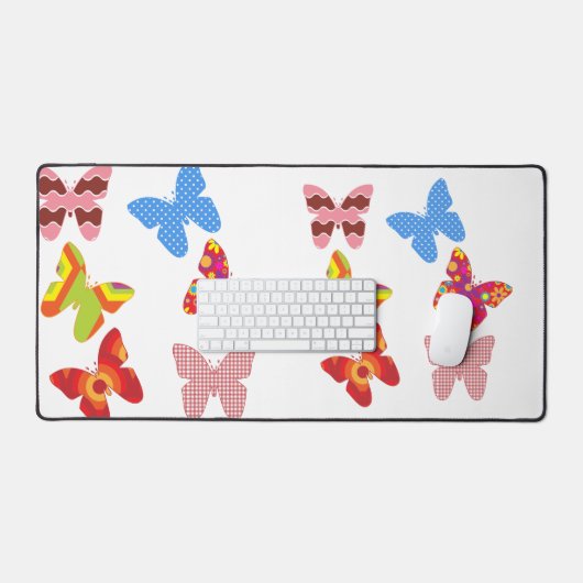 Butterfly Desk Mat デスクマット (キーボード&マウス)